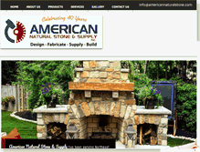 Tablet Screenshot of americannaturalstone.com